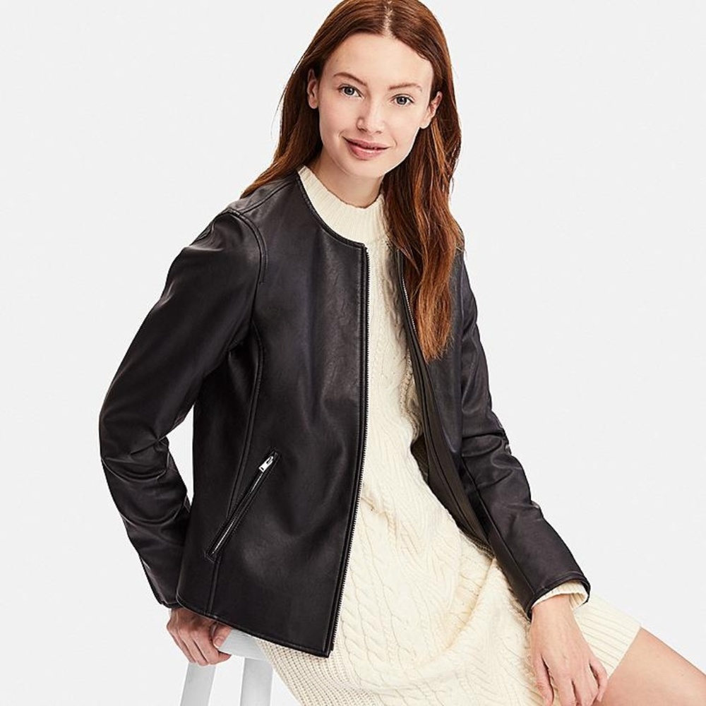 Uniqlo | Collarless Riders Jacket